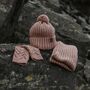 Knitted Hat, Snood And Wrist Warmer Set, thumbnail 2 of 4