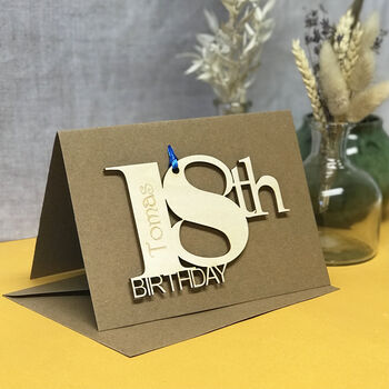 Personalised 18th Birthday Card, 2 of 9