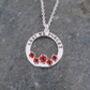 Poppy Red Flower Lest We Forget Pendant Necklace, thumbnail 2 of 3