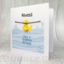 Personalised Duck Birthday Card With Wish Bracelet, thumbnail 4 of 10