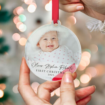 Photo Bauble Baby's First Christmas 2025, 7 of 8