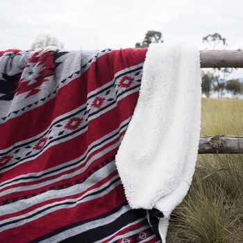 Aztec Patterned Throw Blanket Cozy Boho Blanket, 10 of 12