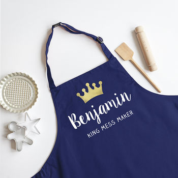 Personalised Child's Crown Apron, 3 of 6