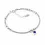 Sterling Silver Birthstone Beaded Bracelet, thumbnail 3 of 4