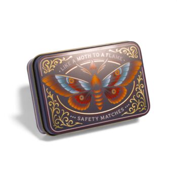 Match Tin Storage Box Candle Home Accessory Matches | Like A Moth, 5 of 6