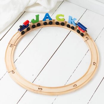 Wooden Letter Name Train, 6 of 9