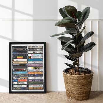 32nd Birthday 1994 Music Print Personalised Gift, 8 of 9