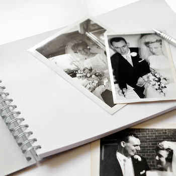 Personalised 10th Wedding Anniversary Guestbook, 3 of 5