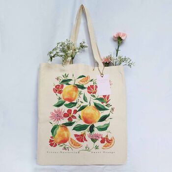 Sweet Orange Tote Bag, 5 of 6