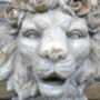 7 Kg Large 41cm Distressed Stone Effect Lion’s Head Planter, thumbnail 3 of 5