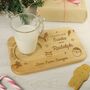 Personalised Coaster Tray For Santa, thumbnail 1 of 2