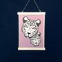 Snow Leopard Giclee Print, thumbnail 1 of 6