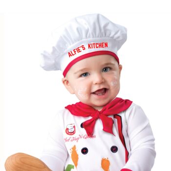 Baby Chef Outfit Personalised, 4 of 7