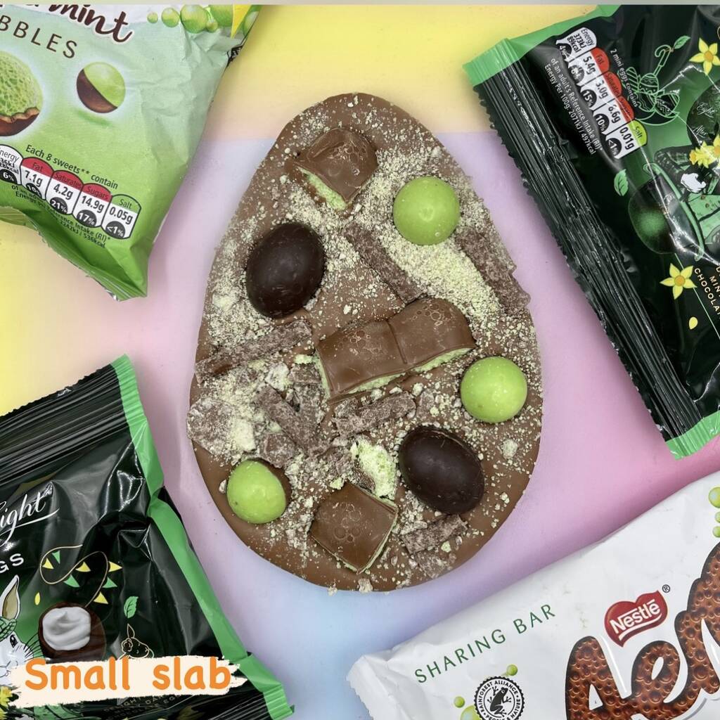 Easter Egg Chocolate Slab By Choc Til You Drop