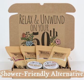 50th Birthday Self Care Bath Gift, 2 of 4