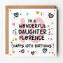 Daughter 10th Birthday Card, thumbnail 1 of 4