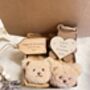 Baby's First Christmas Gift Box, Teddy Christmas Tree Ornament For Baby, thumbnail 3 of 10