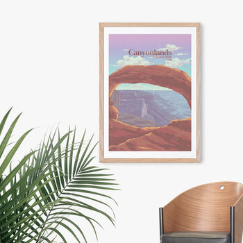 Canyonlands National Park USA Travel Poster Art Print, 4 of 8