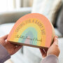 Personalised Saving For A Rainy Day Rainbow Money Box, thumbnail 1 of 5