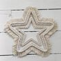 Handmade Macrame Star Wall Hanging, Nursery Wall Decor, thumbnail 1 of 4