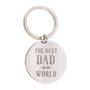 Best Dad In The World Keyring, thumbnail 3 of 3