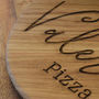 Name Wooden Pizza Board Serving Paddle, thumbnail 3 of 10