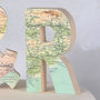Personalised Map Letters Wedding Cake Topper, thumbnail 2 of 3