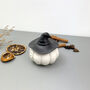 Black And White Halloween Pumpkin Bowl, thumbnail 7 of 12