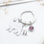 Pomeranian Personalised Keyring Dog Owner Gift, thumbnail 2 of 9