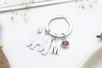 Pomeranian Personalised Keyring Dog Owner Gift, 2 of 9