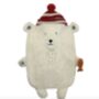 Cosy Polar Bear Hot Water Bottle, thumbnail 3 of 6