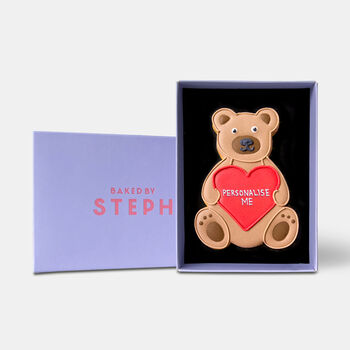 Personalised Love Bear Letterbox Cookie, 3 of 8
