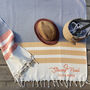 Personalised Cotton Towel Throw, Anniversary Gift For Couples, thumbnail 1 of 12