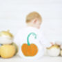 Pumpkin Baby Sleepsuit, thumbnail 2 of 4
