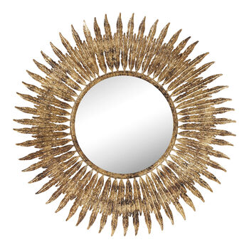 Flat Metal Wall Mirror, 7 of 8