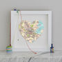 Personalised Location Amsterdam Map Heart Print, thumbnail 5 of 6