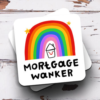 Personalised Mug 'Mortgage Wanker', 3 of 3