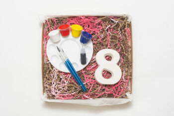 Paint Your Own Ceramic Number Kit, 7 of 10