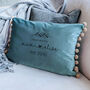 Personalised Names With Heart Velvet Cushion, thumbnail 6 of 10