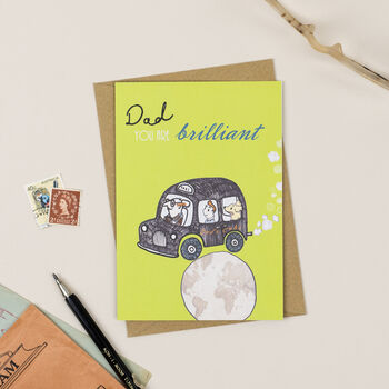 'Dad, You're Brilliant' Greeting Card, 2 of 2