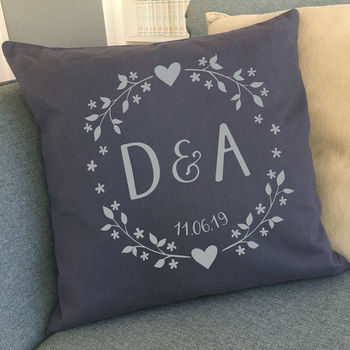 Personalised Initials Cushion, 2 of 2