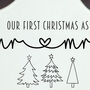 Personalised First Christmas Hanging Star Decoration, thumbnail 2 of 4