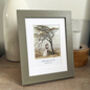Personalised Wooden Photo Gift Print Framed In Taupe, thumbnail 4 of 7