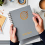 Personalised Compass Luxe Hardback Notebook, thumbnail 1 of 9