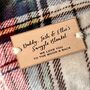 Personalised Daddy And Me Snuggle Blanket, thumbnail 6 of 11