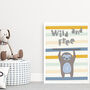 'Wild And Free' Scandi Style Nursery Print, thumbnail 1 of 8