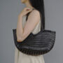 Beach Holiday Genuine Leather Tote Bag For Her, thumbnail 5 of 12