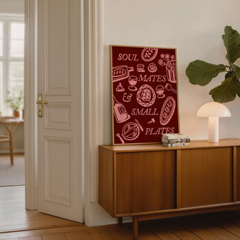 Food Print | Soul Mates And Small Plates Poster, 9 of 9