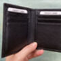 Personalised Leather Wallet, Gift For Fathers, thumbnail 6 of 7