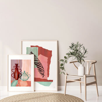 Painterly Abstract Vase Print, 2 of 8